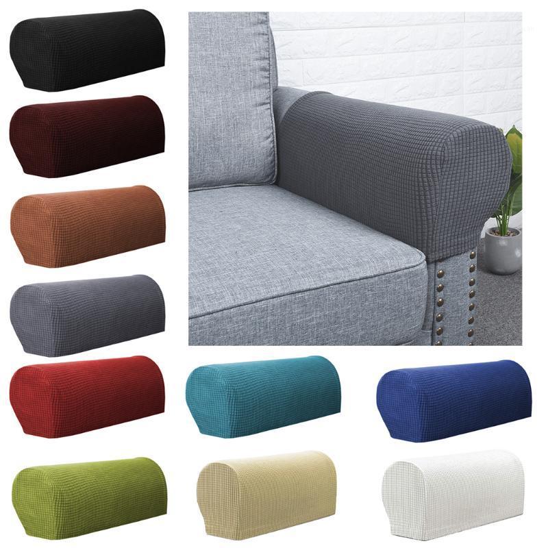 

Set Of 2 Sofa Armrest Cover Stretch Fabric For Couches Armchairs Recliners Home Bar Club1