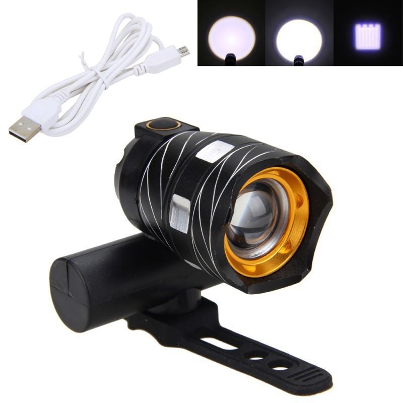 

Newest Zoomable Bicycle Light 3 Modes 15000lm XM-L T6 LED Bike Front Lights USB Rechargeable MTB Head Lamp Cycling Headlight