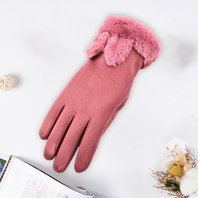 

Sagace New Fashion Women Gloves Autumn Winter Furry Warm Full Finger Mittens Women Outdoor Sport Female Gloves Touch Screen
