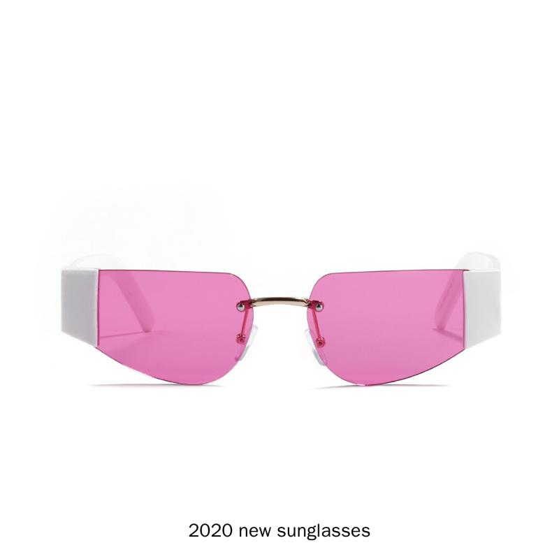 

Sunglasses Rectangle Women Vintage Purple Leopard Frame Fashion Wide Sun Glasses Female For NX