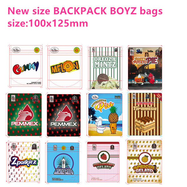 

Jokes up BACKPACK BOYZ smell proof 420 packaging PEMMEX Gummy runtz bags cookies 710 small size 100x125 mm mylar bags