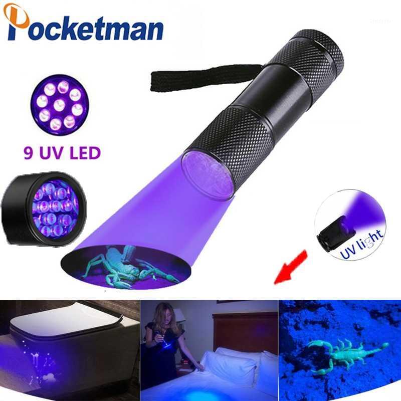 

Strong powerful LED UV Mini Professional Fluorescent agent Torch Lamp Safety Detector for Pet Urine Stains Scorpion1