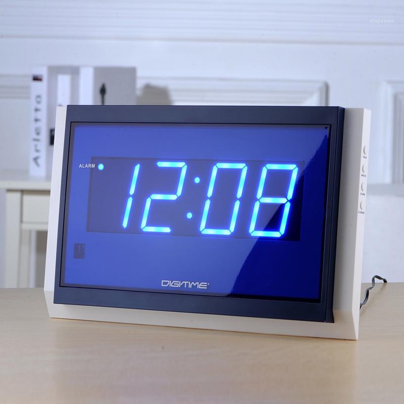 

2017 NEW Big Watch Remote Control Large LED Digital Wall Clock Modern Design Home Decor Snooze Alarm Clocks 318* 186* 27mm1