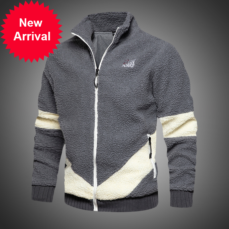 

2020 new hot thick winter watch zipper coat sportwear male casual streetwear hoodies sweatpants, Y10 white.