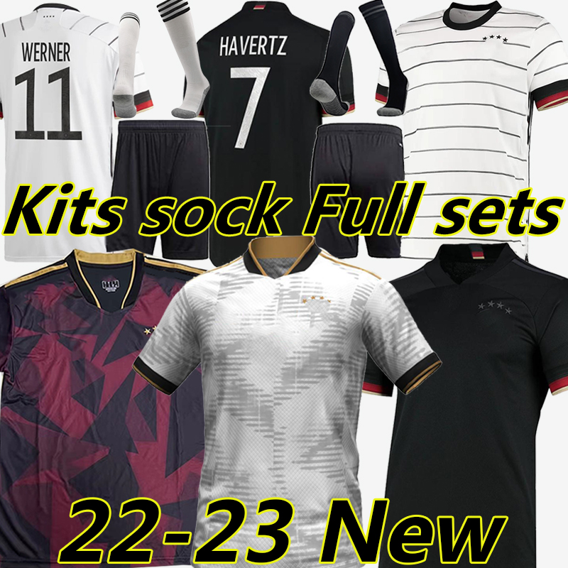 

2022 WERNER HAVERTZ soccer jerseys national team 2023 Fans Player version SANE MULLER HUMMELS GNABRY GORETZKA REUS KROOS football shirt Kits sock Full set uniform, Deguo 22-23 new kit