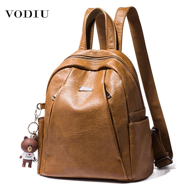 

Women Backpack For Teenagers Girls Fashion Female Casual Zipper Genuine Leather Bags Designer Large Capacity Backpacks Schoolbag, Black