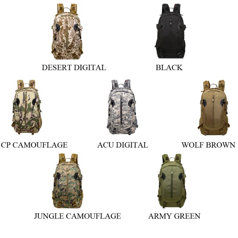 

Outdoor 40L Rucksacks Waterproof Sports backpack hikingg Hunting Backpack, Black