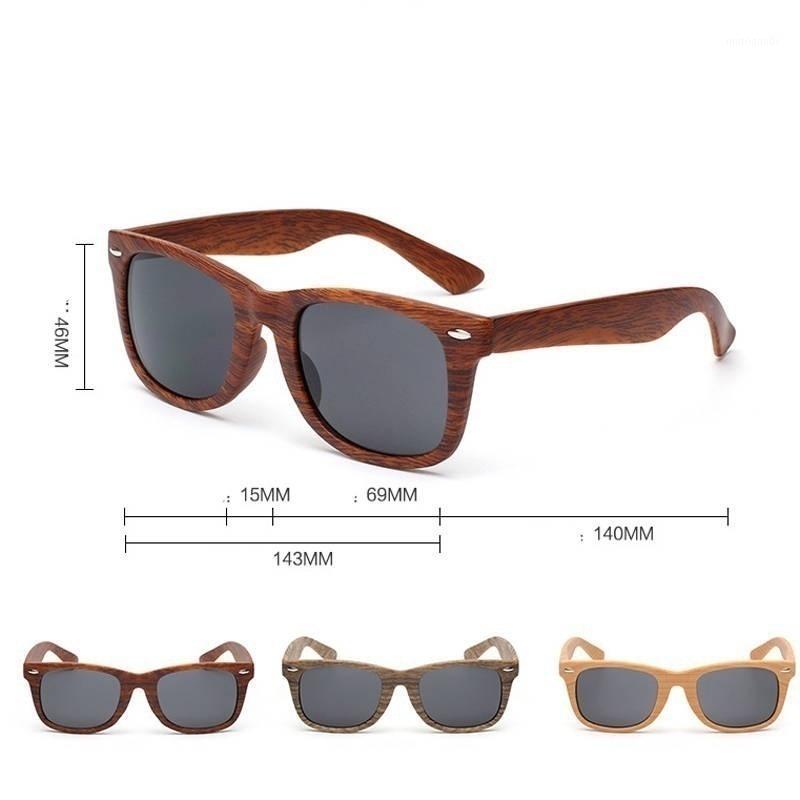 

Men Retro Bamboo Sunglasses Wooden Bamboo Glasses Men Brand Designer Fashion Square Wood Sun Glasses Male Faux wood1