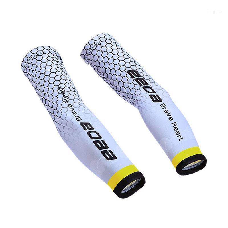

Eedabros 2Pcs Summer Outdoor Riding Sunsn Ice Sleeve Sleeve Sports Ice Silk S Code1, White