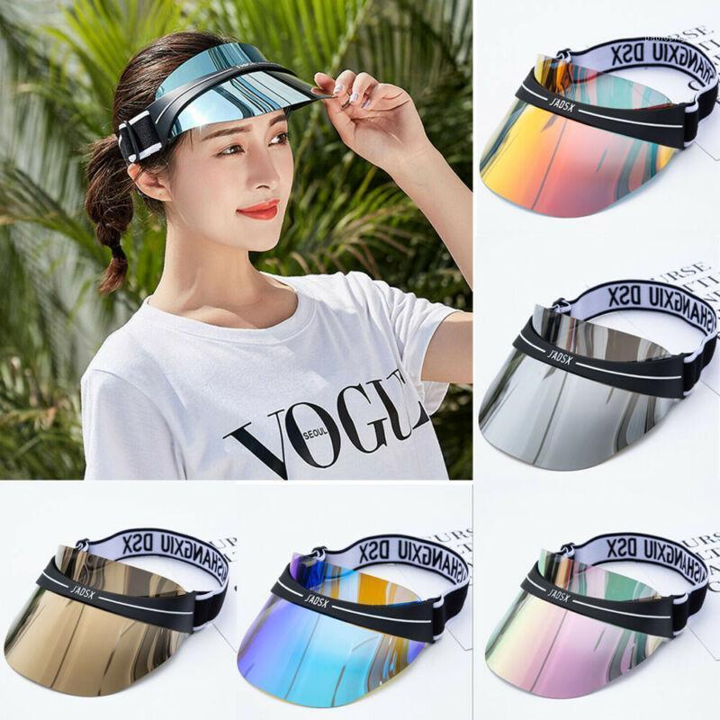

Stingy Brim Hats Unisex Visor Hat PVC Summer SunVisor Headband Cap UV Protection Transparent Sunscreen Sunglasses Outdoor Hiking1