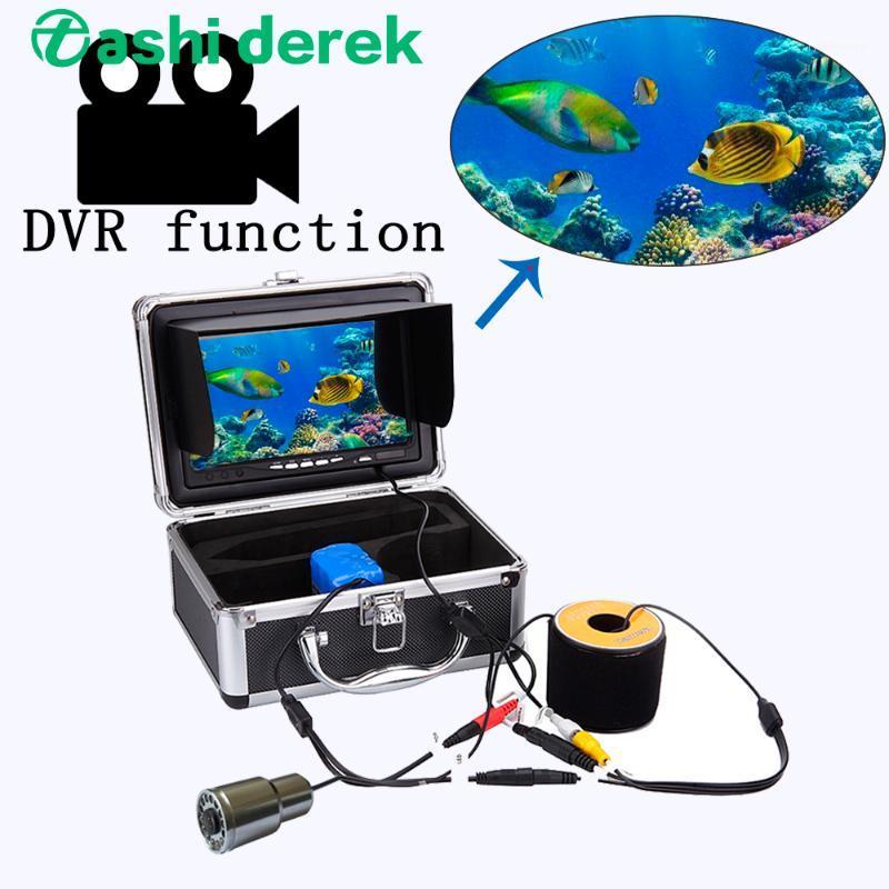 

IP68 full waterproof 12 LEDS 7inch fish finder with portable metal case underwater fishing camera support recording video WF13R1