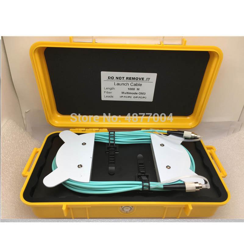 

Fiber Optic OTDR launch cable box Single Mode,9/125 OM3 FC-FC 500M Multimode