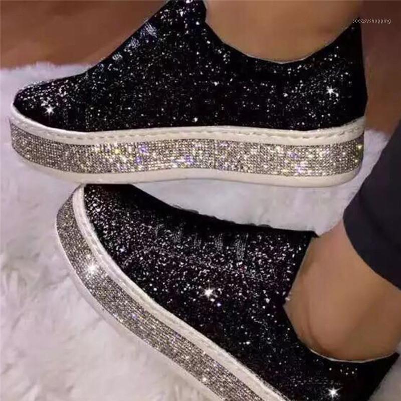 

Women Thick Heel Ankle Boots Platform Glitter Shiny Bling Shoes Fashion Casual Women Lady Ballet Boots Scarpe Donna1, Black