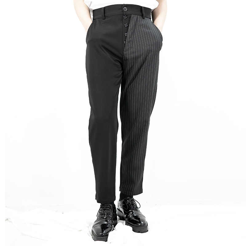 

2021 New Original Minimalism Precision Pants with Fine Fit, Tiles Design Striped Casual Pants. S-6xl!! W4QB, Black