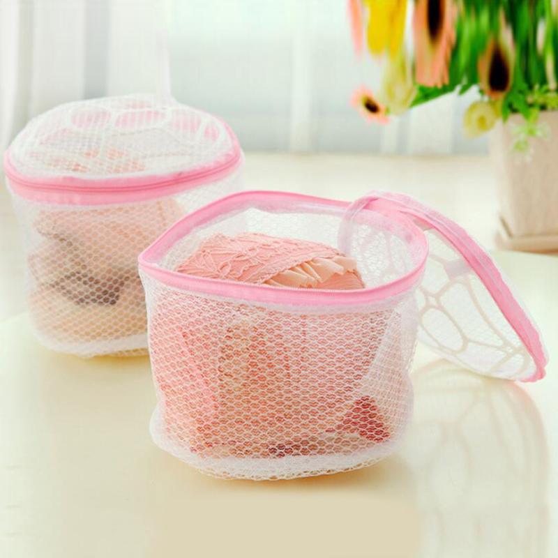 

Foldable Bra Underwear Clothes Washing Machine Laundry Bra Aid Hosiery Shirt Sock Lingerie Saver Mesh Wash Bag Storage Bag