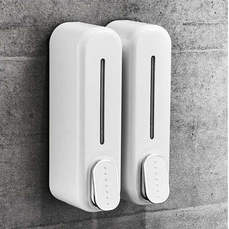 

Wall mounted Soap dispenser ABS 350ml bathroom liquid dispenser white black chrome bathroom accessories1