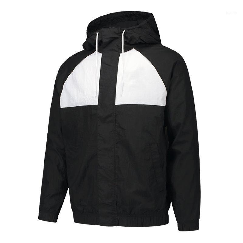 

Running Sports Windbreaker Spring and Autumn Coat Men'S Wear New Style Sports Service Training Casual Windproof Students Jacket1, Black