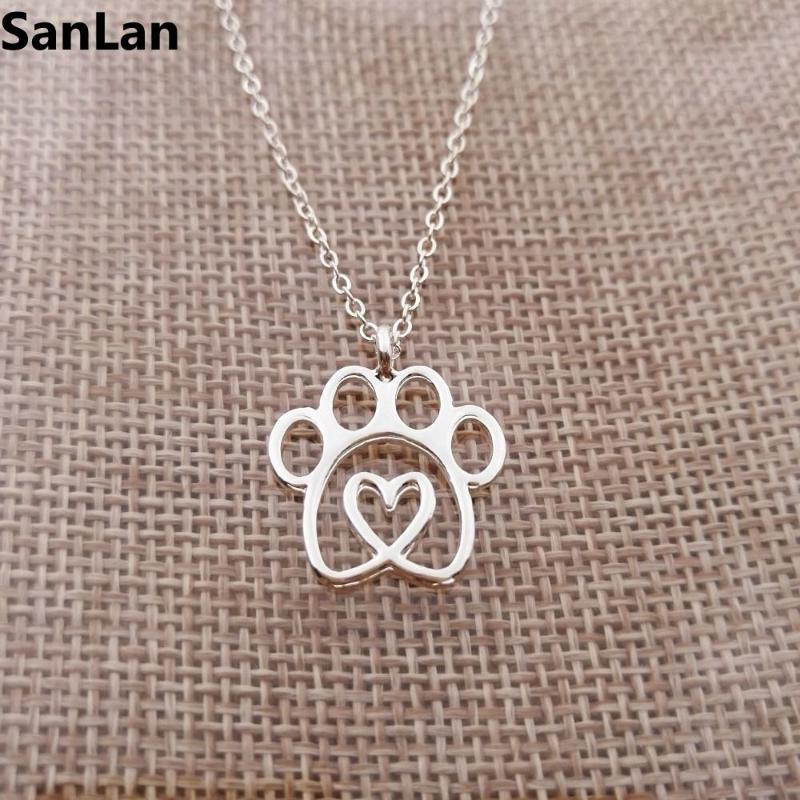 

new arrival hot sell heart and Necklace love Pendant Necklace for women girls Jewelry SanLan