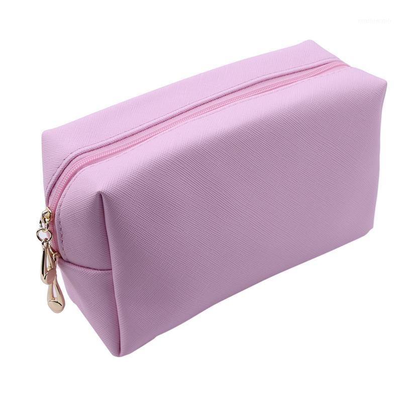 

LKEEP 2020 Women Female Travel Portable PU Cosmetic Case Pink Cosmetic Bag Multifunction Makeup Bag Neceser Zipper Fashion Solid1, Black
