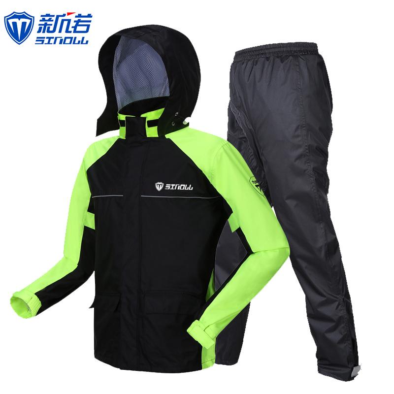 

Waterproof Cycling Raincoat Motorcycle Men Impermeable Waterproof Motorcycle Rain Suit Fashion Regenjas Mannen Rain Gear BA60YY