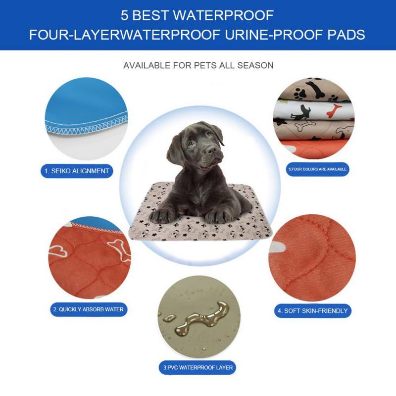 

Puppy Pee Pad Urine Pads Reusable Pet Dog Diaper Urine Pads keep warm Waterproof Pet Pee Mat Dog Bed For NEW new