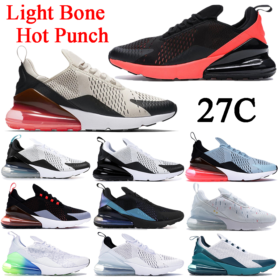 

New 27C running shoes dusty cactus Light Bone Hot Punch triple black white metallic gold Bred regency purple men women sneakers trainers, 49.box
