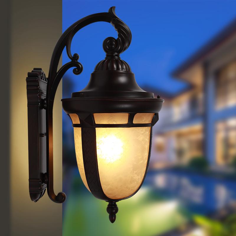 

Bar E27 led Outdoor Wall Lamp Courtyard Lamp Garden Wall Light fixture European Balcony sconce hallway Waterproof