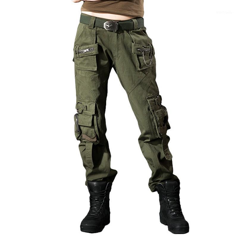 

Outdoor Casual Pants Casual Pants Multi-Pocket Bib Overall Large Size1, Army green