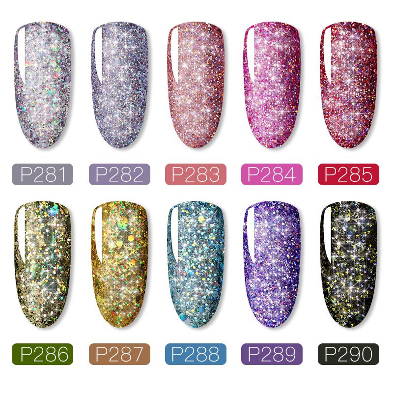 

Nail Gel Polish Varnish Hybrid Gellak Set Diamond Gel Of Nails Base Top Semi Permanent Soak Off Primer All For Manicure, P290