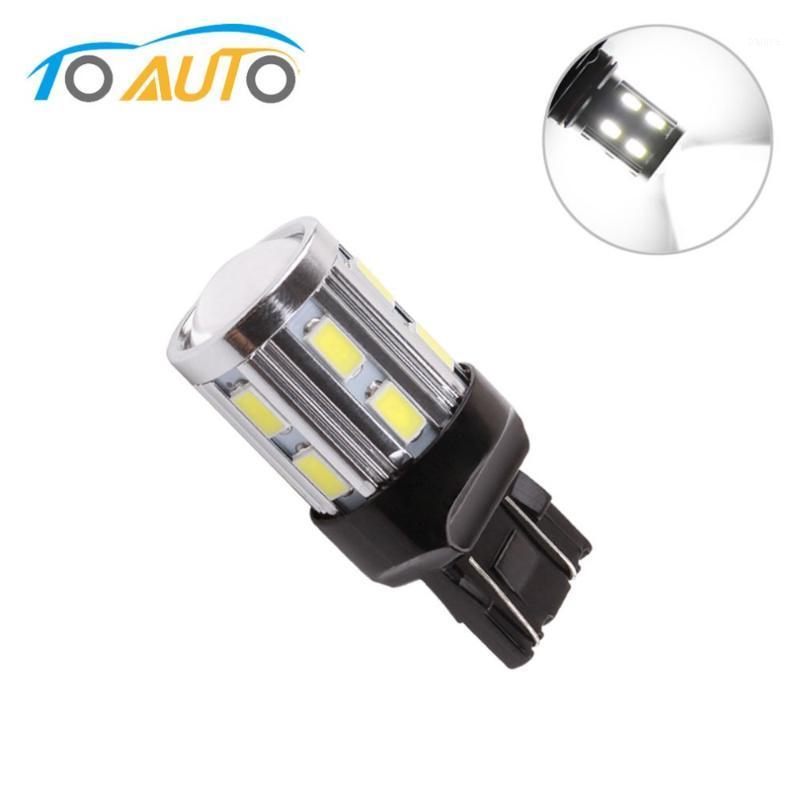 

w21/5w 7443 7440 ledure white cars backup lights 12 SMD 5730 led chips car 5w lamp Bulbs D0351, As pic