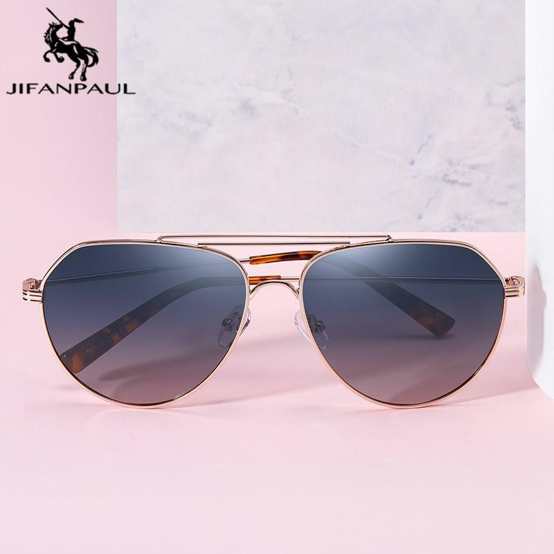

JIFANPAUL Sunglasses Glasses Driving Fishing Eyewear Brand Fashion Men UV400 Polarized Square Sun Glasses Men Metal Frame