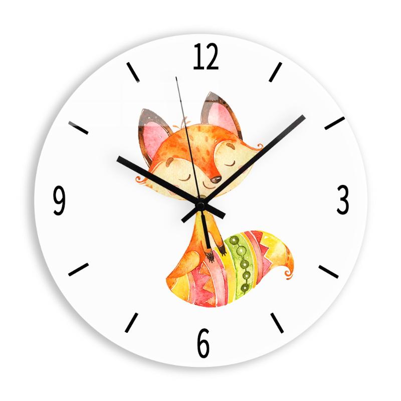 

Cartoon Acrylic Decorative Kitchen Clock Modern Design Silent Digital Wall Clock for Living Room Office Decor