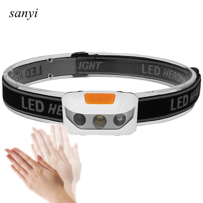 

IR Sensor Headlight Mini Induction LED Headlamp XBD LED Head Light Lamp Lantern Waterproof Outdoor1
