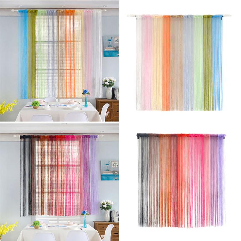 

Modern String Curtains for Door Patio Net Fringe Soft Screen Living Room and Bedroom Windows Divider Cut To Size rideau
