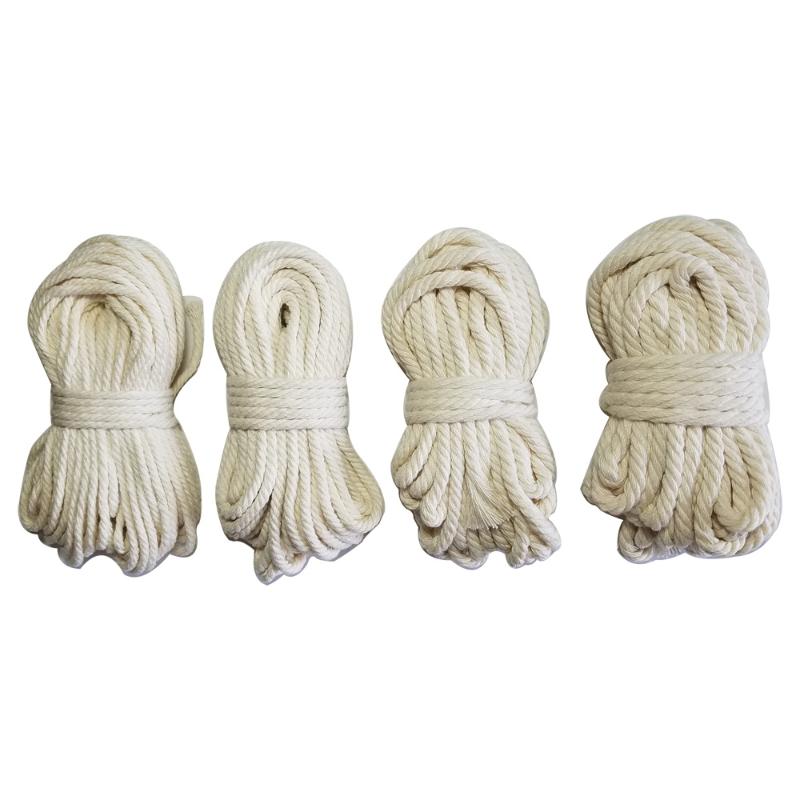 

Thicker 100% Natural cotton rope 3mm-6mm twine macrame cords tag hang handmade accessory DIY, Natural 3mm