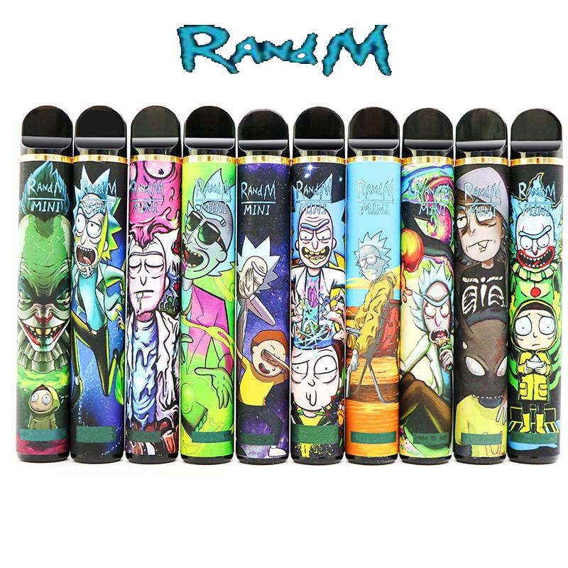 

Original Authentic R and M mini Disposable Vape Puff bars 1000+ Puffs 550 mAh Battery Pre-filled 3.5ml Vape Pen 10 Flavors