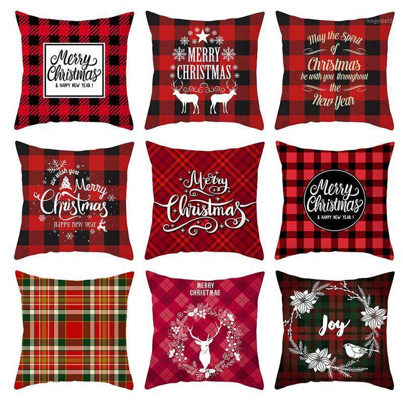 

45x45 Square Pillow Cover Cushion Case Toss Pillowcase Hidden Zipper Closure Pillows Christmas Style Pattern Pillow Case Decor 31, Pw0782h01