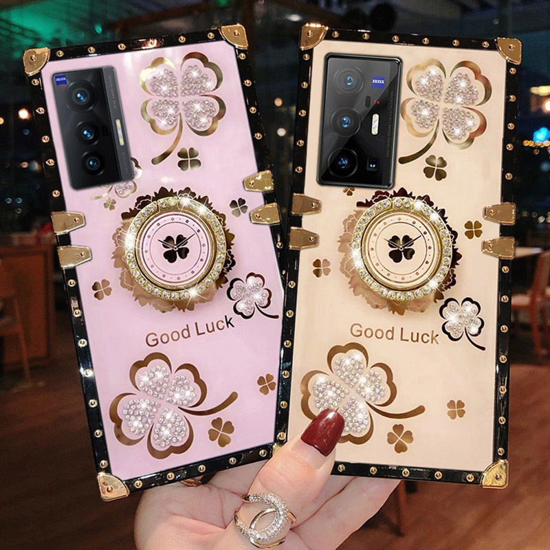 

Luxury Classic Square Phone Cases For VIVO X70 X60 Pro X51 5G V23E V21 V20Pro V20 V20E Y33s Y21s Y72 Y70 Y21 Y20s Designer Protective Shell