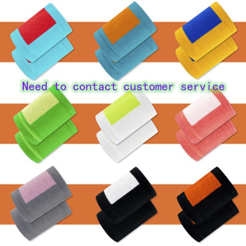 

Wrist Support Cotton WristSports Yoga Arm Sweat Absorbed Sleeve Wraps Towel Band Bracers Wrist Wrap Arm Cuffs Custom Logo, Black;red