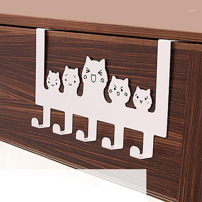 

Punch Free Stainless Steel Door Hook Hanger No Trace Clothes Storage Rack Multi-function Door Hook For Bathroom1