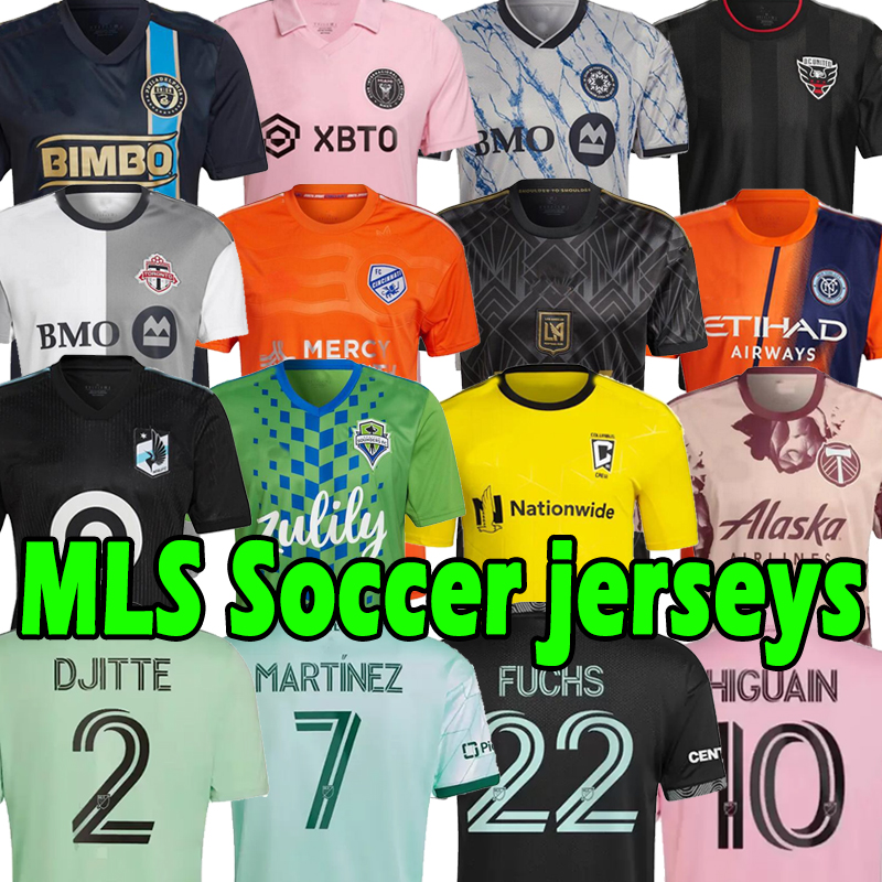 

22 23 Montreal nycfc Philadelphia Union soccer jerseys New York City lafc HIGUAIN Atlanta D.C. Charlotte 2022 2023 MLS Chicago Columbus Los Cincinnati LA Galaxy Fire, 22 23 atlanta united away
