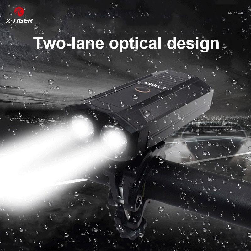 

X-TIGER Bike Light 1800 Lumens MTB Road Bike Front Lamp Accessories Rainproof USB Rechargeable LED1