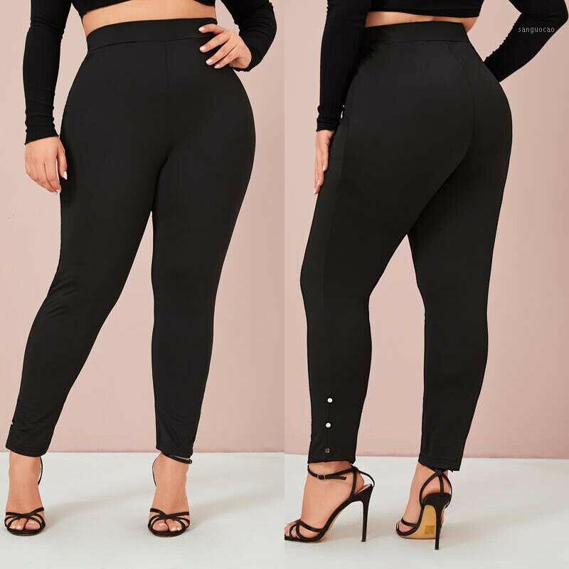 

4XL Women Plus Size High Waist Yoga Pants Leggings Sports Fitness Trousers Gym Exercise Running Athletic Pants1, Black