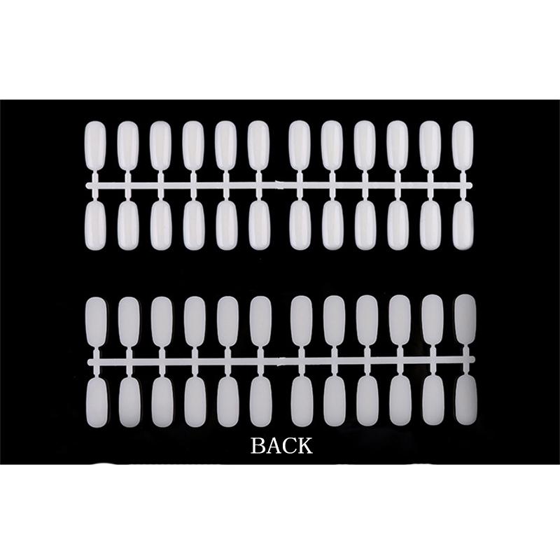 

240pcs False nails For Nail Gel Polish Display Book Chart 10Card/bag Natural Color Fake Nail Art Salon set for art, 10 card 240pcs