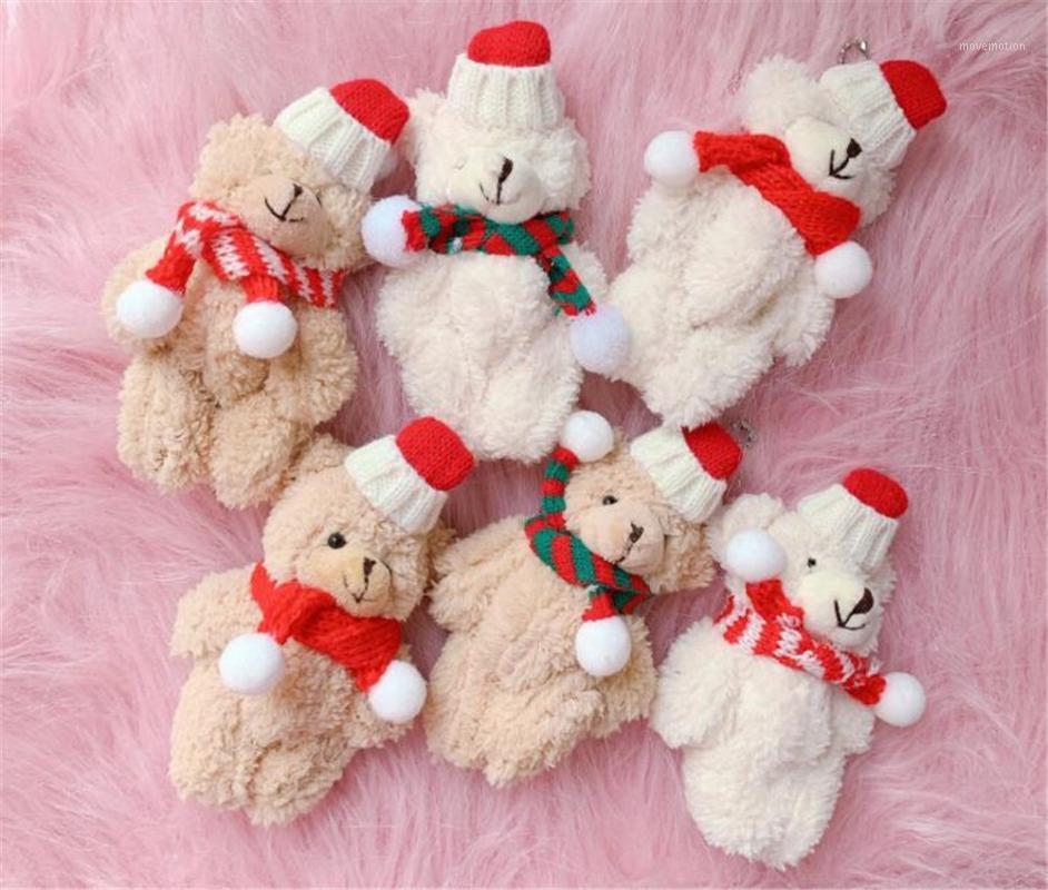 

New Year Gift Mini plush Bear Toys Cute Bears Pendant Dolls Keychain Gifts D2991