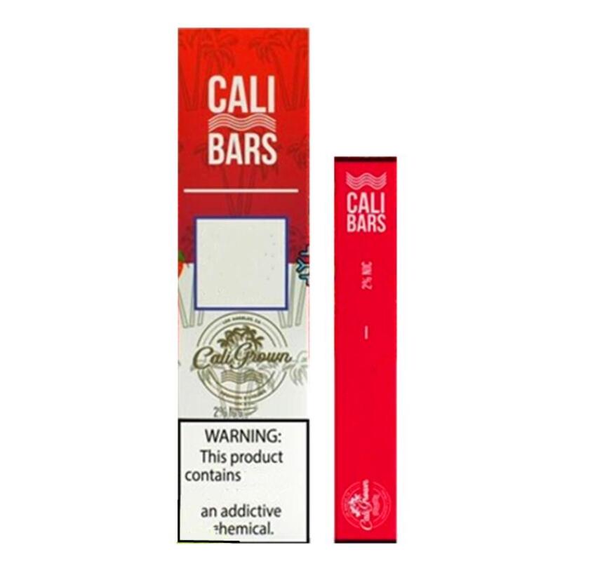 

Retail Disposable Vape Cali Bars E-cigarette 300+ Puffs 1.3ml Prefilled 40 Colors PK Puff PLUS