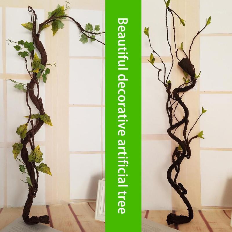 

100/140/180cm Real Touch Fake Tree Branches Rattan For Home Hotel Wedding Party DIY Decoration Artificial Plant Tree Spiral Vine1, 100cm