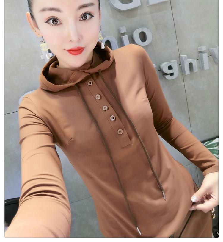 

students women hoodies autumn spring sweatshirt women young girl hoodie, Black