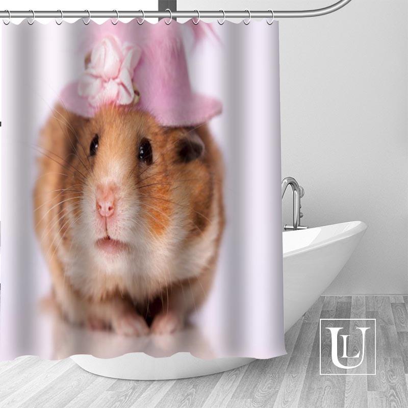 

Hamsters Shower Curtains Custom Design Creative Shower Curtain Bathroom Waterproof Polyester Fabric