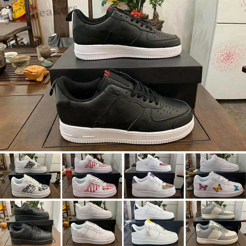 

2020 New Edison Chen Forcd 1 Para-noise Low Skateboarding Shoes Men Women Shoes Fashion dunk One Sport Sneakes UP06, Size standard